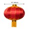 Y-Nut Large Chinese Lantern Red Traditional Hanging Lamp Shade China New Year Spring Festival Decoration Cloth Lighting 16