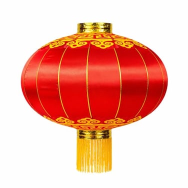 Y-Nut Large Chinese Lantern Red Traditional Hanging Lamp Shade China New Year Spring Festival Decoration Cloth Lighting 16