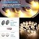 LOGUIDE Paper Lantern LightsBattery Operated LED Party Lights Bulbs for Paper Lantern Balloons Party Decoration Waterproof Warm White 12PACK