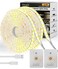 Amagle Under Cabinet Lighting Wireless 2 Pack 5000mAh 13FT COB Motion Sensor Led Light Strips Indoor Rechargeable Battery Powered Motion Activated Stair Shelf Closet Cabinet Counter Led Strip Tape Lig