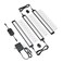 EShine 3 Pack 12 inch Black Smart Dimmable LED Under Cabinet Lighting Kit Compatible with Alexa Google Cool White 6000K