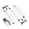 EShine Hand Wave Activated Under Cabinet LED Lighting Kit Dimmable 3Pack 12 in Touchless Dimming Control Black Under Counter Lights for Kitchen Garage Office Shelf Warm White 3000K