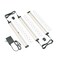 EShine Hand Wave Activated Under Cabinet LED Lighting Kit Dimmable 3Pack 12 in Touchless Dimming Control Black Under Counter Lights for Kitchen Garage Office Shelf Warm White 3000K