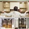 Amagle 4 Pack Cordless Cabinet Lights Door Open Activated Sensor Automatic Turn On Off Led Cupboard Drawer Closet Light Battery Operated Stick On Up Puck Lights Indoor for Kitchen Cabinets Pantry Gun