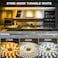 DAYBETTER Under Cabinet Lights 6 PCS Under Cabinet Lighting with Remote Dimmable LED Strip Lights for Bedroom LED Lights for Kitchen Cabinet Counter Shelf 2700K6500K Warm to Daylight White 98ft