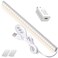 DWEPTU 12 Inch Under Cabinet Lighting Dimmable LED Light Bar with Plugin AC Adapter Magnetic Mount for Kitchen Workshop Closet Includes Adhesive Tape