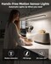 EZVALO 145 inch Under Cabinet Lighting 3200mAh Rechargeable Motion Sensor Lights Indoor 3 Color Temps Magnetic Stick On LED Closet Lights Wireless Dimmable Under Counter Lights for Kitchen 2 Pack