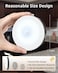 EZVALO Under Cabinet Lighting with Charging Station 1000mAh Rechargeable Puck Lights with Remote 3 Color Temps 12 RGB Closet Lights Dimmable Motion Sensor Lights for Shelf Kitchen 6 Packs
