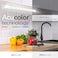 HARRRRD Hardwired LED Under Cabinet Lighting 8 Watt 12 Dimmable CRI90 3000K Warm White Under Cabinet Lights for Kitchen Wide Body Long Lasting Metal Base with Frost Lens Under Counter Lights