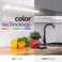 HARRRRD Hardwired LED Under Cabinet Lighting 8 Watt 12 Dimmable CRI90 3000K Warm White Under Cabinet Lights for Kitchen Wide Body Long Lasting Metal Base with Frost Lens Under Counter Lights