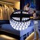KUCAM Motion Sensor Wardrobe Light 15M LED Strip Closet Lights PIR Auto onOff Battery Powered6000K White for Bedside Bathroom Closet Cabinet Kitchen Stairway