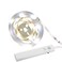 KUCAM Motion Sensor Wardrobe Light LED Strip Closet Lights PIR Auto onOff Battery Powered6000K White for Bedside Bathroom Closet Cabinet Kitchen Stairway