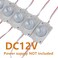 Q QINGCHEN LED Module 12V with Lens 6500K 20W for Light Box with Tape Adhesive Back 20pcs Pack