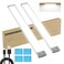 LEPOTEC 2 Pack Under Cabinet Lighting54 LED Motion Sensor Light Indoor2500mah Rechargeable Under Counter Lights WirelessMagnetic Battery Operated Closet Night Lights for KitchenBedroomStairway