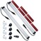 Litever Extra Under Cabinet Lighting Bars12VDC 3000K Warm White with Mounting Clips Screws SelfAdhesive Pads Compatible LL008 Series ONLY2Pack3000K