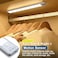 Reoshine Under Cabinet Lighting 40 LED Motion Sensor Light Indoor Rechargeable 1800mAh Closet Lights Battery Operated for Kitchen Cabinets Shelves Walls 2 Pack