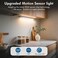 KEPLUG Under Cabinet Lighting 1800mAh Long Battery Life2 Pack Dimmable Motion Sensor Light IndoorUSB C Rechargeable Under Cabinet Lights WirelessUnder Counter Lights for Kitchen Drawers Wardrobe Stair