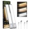LUCK AROUND Under Cabinet Lighting 2 Pack Motion Sensor Light Indoor 76 LED USB Rechargeable Battery Operated 3 Levels Dimmable Magnetic Closet Lights Wireless Under Counter Lights for Kitchen Stairs