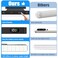 WILLED 3W Dimmable Mirror Lights3 Colors Adjustable Wall Light with 120 LEDTouch Control2000mAh Rechargeable Battery Makeup Light Magnetic Stick Light Bar for CabinetKitchenClosetBedsideDesk