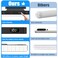 WILLED 3W Dimmable Mirror Lights3 Colors Adjustable Wall Light with 120 LEDTouch Control2000mAh Rechargeable Battery Makeup Light Magnetic Stick Light Bar for CabinetKitchenClosetBedsideDesk