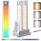 lexall Under Cabinet Lights 3 Pack with Charging Station Rechargeable Motion Sensor Closet Light Indoor RGB Color Changing Dimmable LED Bar Magnetic Under Counter Lights for Kitchen Bedroom Garage