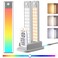 lexall Under Cabinet Lights 3 Pack with Charging Station Rechargeable Motion Sensor Closet Light Indoor RGB Color Changing Dimmable LED Bar Magnetic Under Counter Lights for Kitchen Bedroom Garage