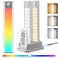lexall Under Cabinet Lights 3 Pack with Charging Station Rechargeable Motion Sensor Closet Light Indoor RGB Color Changing Dimmable LED Bar Magnetic Under Counter Lights for Kitchen Bedroom Garage