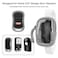 Homakover Garage Door Opener Holder for Visor Carrying Case for Universal GarageGate Door Opener Remote Adjustable Visor Bag Gate Clicker Holder GreyGenie Intellicode