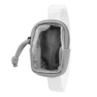 Homakover Garage Door Opener Holder for Visor Carrying Case for Universal GarageGate Door Opener Remote Adjustable Visor Bag Gate Clicker Holder GreyGenie Intellicode