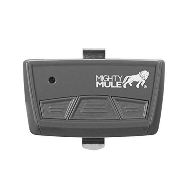 Mighty Mule MMT103 3Button Transmitter Plastic Gray