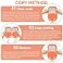 HERCHR Automatic Door Remote Control Portable Sensitive Electric Rolling Driveway Gate Opener Hardware for Chicken Coop Doors Gate Opener Remote HCS301 Sliding Gate Control Remote Key Fob 2 Orange