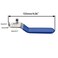 It Works 3pcs Blue Lever Handle for Ball Valve Total length 103mmHole Size 5x8mmHole Thickness 2mm5x8x2mm
