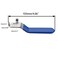 It Works 3pcs Blue Lever Handle for Ball Valve Total length 103mmHole Size 5x8mmHole Thickness 2mm5x8x2mm