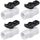 AIPOR 4 Pcs 1 PVC Ball Valve ShutOff PVC Ball Valve Socket with Upgrade EasyTurn Handle for SCH40 PipeSuitable for Swimming Pool Water Project Irrigation System Rated at 150 PSI