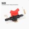 YAFIYGI 4PCS 38 Inch ID In Line Barbed Ball Valve Shut Off Switch for Drip Irrigation and Aquariums Control Water Flow with Hose Barb