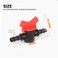 YAFIYGI 4PCS 38 Inch ID In Line Barbed Ball Valve Shut Off Switch for Drip Irrigation and Aquariums Control Water Flow with Hose Barb