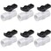 AIPOR 6 Pcs 34 PVC Ball Valve ShutOff PVC Ball Valve Socket with Upgrade EasyTurn Handle for SCH40 PipeSuitable for Swimming Pool Water Project Irrigation System Rated at 150 PSI