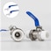 TTFdacai 6Pcs Stainless Steel Valve Handle Ball Valve ball valve handle with Hole Size 5 x 8 x 2 mm for outdoor faucet hose pipe replacement and repair
