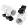 AIPOR 1 PVC Ball Valve 2Pack ShutOff Ball Valve Threaded NPT with Easy to rotate and Excellent Handle Rated at 150 PSI 1 inch NPT