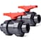 AIPOR Union Ball Valve 12 with Full Port 2Pack UPVC Full Flow Ball Valve US ASTM EPDM ORings and Reversible PTFE SeatsRated at 230 PSI 12 inch Socket 12
