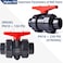 AIPOR Union Ball Valve 12 with Full Port 2Pack UPVC Full Flow Ball Valve US ASTM EPDM ORings and Reversible PTFE SeatsRated at 230 PSI 12 inch Socket 12