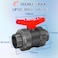 Boltigen 2 UPVC True Union Ball Valve Full Flow Double Union Schedule 80 PVC 2 UPVC with 2pcs EPDM ORings for Irrigation Pool Venting Systems