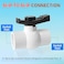 Boltigen 2pcs 112 inch Slip PVC Ball Valves 15 PVC Shut Off Valve with Double Socket Full Flow Port T Nimble Handle SCH40 Plastic Control Valve for Swimming Pool Irrigation Sewage Pipes