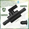 Briwooody 3 Pcs 38 Ball Valve Barbed Shut off Valve with 2 Way Hose Barb for Sprayer Drip Irrigation and Aquariums Compatible with Fimco Sprayer