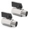 ChillWaves Brass Mini Ball Valve Shut Off Switch Ball Valve 12 NPT Male x 12 NPT Female Thread Pipe Fitting2PACK