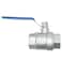 DAN SPEED 1 NPT Female SS 316 Stainless Steel Full Port Ball Valve Vinyl Handle WOG1000