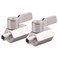 DERNORD 18 Inch Stainless Steel Mini Ball Valve NPT FxM Thread with Stainless HandlePack of 2