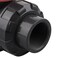 DERNORD PVC True Union Ball Valve NPT Threaded with Full Port EPDM ORings and Reversible PTFE Seats Rated at 200 PSI 125 Inch NPT Threaded