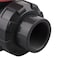 DERNORD PVC True Union Ball Valve NPT Threaded with Full Port EPDM ORings and Reversible PTFE Seats Rated at 200 PSI 125 Inch NPT Threaded