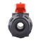 DERNORD PVC True Union Ball Valve with Full Port EPDM ORings and Reversible PTFE SeatsRated at 200 PSI 12 inch Socket